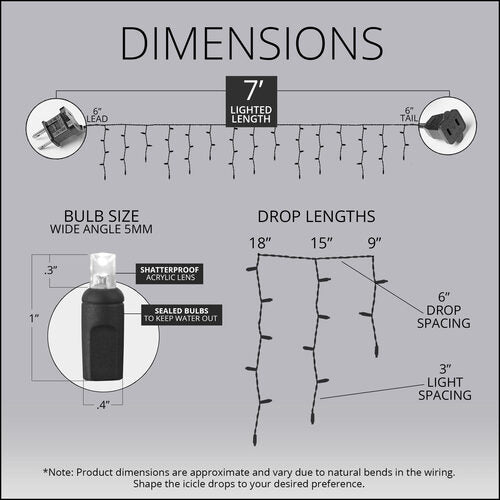 Icicle Lights - SoftTwinkle