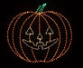 Smiling Pumpkin Wire Decor - 28" Lights for Christmas 