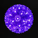 Retro Sphere - 6" Spheres Lights for Christmas Purple 