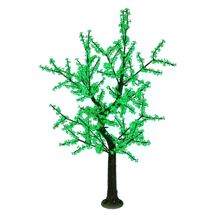 Cherry Tree Trees Lights for Christmas 8.5' Green 