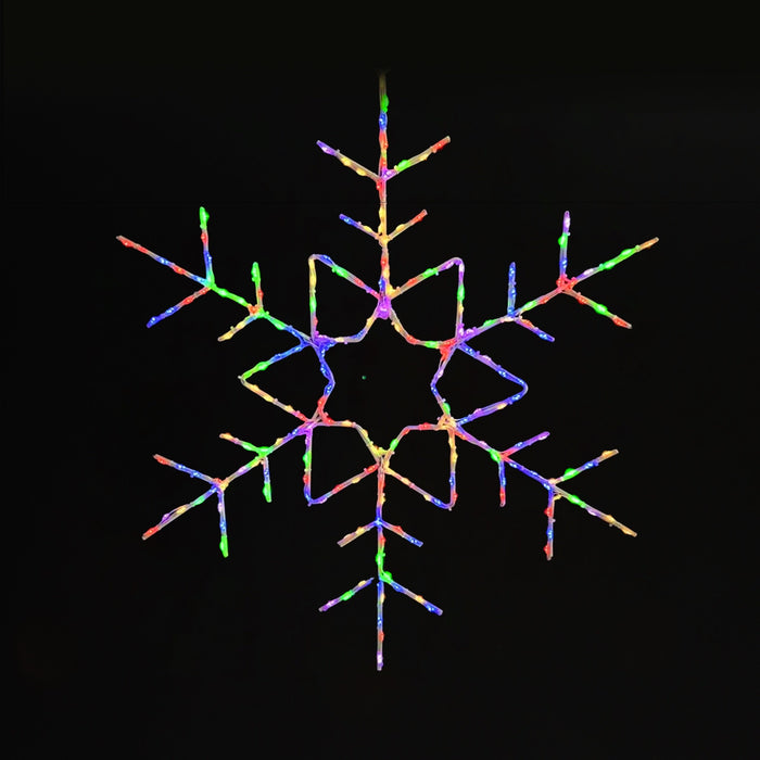 Snowflake 30" Wire Décor Wire Décor Lights for Christmas RGB 