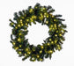 Sequoia Fir Wreath Wreaths & Garland Lights for Christmas 36" Warm White 