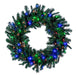 Sequoia Fir Wreath Wreaths & Garland Lights for Christmas 36" Multi 