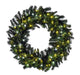 Sequoia Fir Wreath Wreaths & Garland Lights for Christmas 36" Champagne (Strobe) 